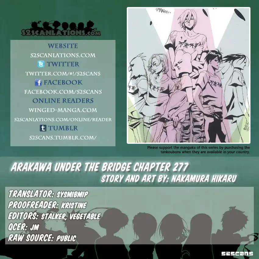 Arakawa Under the Bridge Chapter 277 1